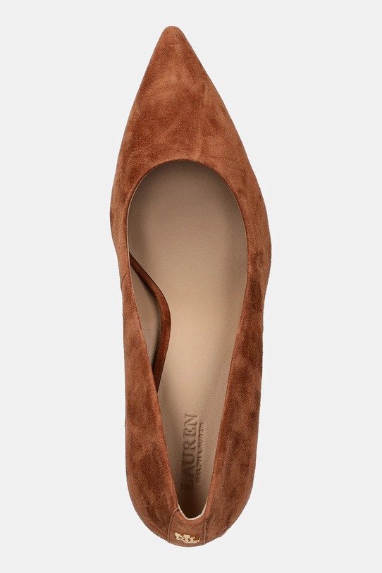 Lauren Ralph Lauren czółenka zamszowe Lanette Blkh brązowy 802967743002.200