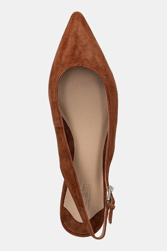 Lauren Ralph Lauren baleriny zamszowe Londyn Slbck brązowy 802967746002.200