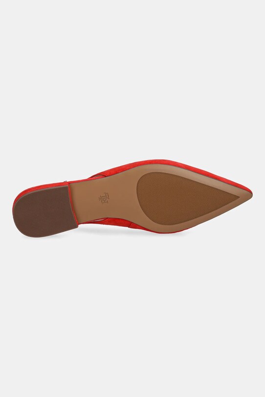 Lauren Ralph Lauren baleriny zamszowe Londyn Slbck 802967746004.600 czerwony