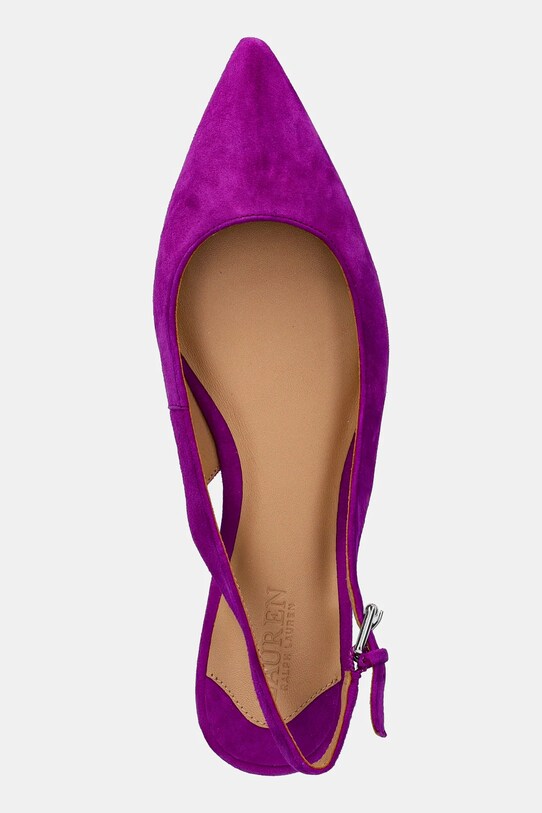 Balerinke iz nubuka Lauren Ralph Lauren Londyn Slbck vijolična 802967746007.500