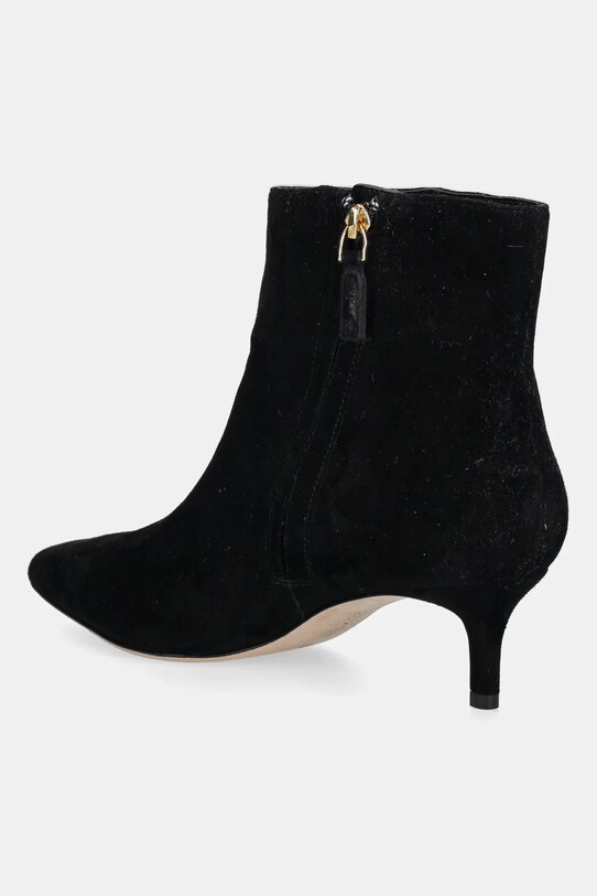 Încălțăminte Lauren Ralph Lauren cizme din piele întoarsă Mckay Bt Hl 802967779001.001 negru