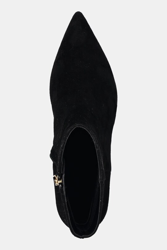 Lauren Ralph Lauren cizme din piele întoarsă Mckay Bt Hl negru 802967779001.001