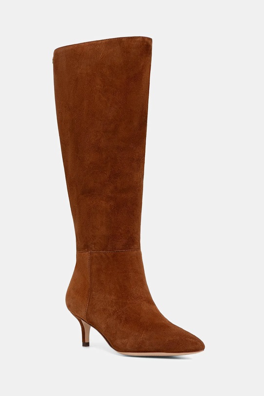 Μπότες σούετ Lauren Ralph Lauren Mckay Tl Hl στιλέτο καφέ 802967811003.200