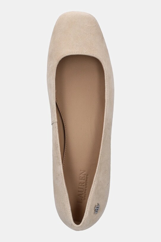 Lauren Ralph Lauren baleriny zamszowe Emellie Bllt beżowy 802974358001.101
