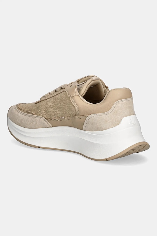 Obuwie Lauren Ralph Lauren sneakersy skórzane Franky 802974376001.250 beżowy