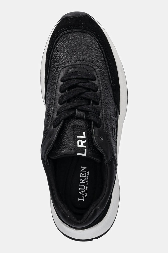 Usnjene superge Lauren Ralph Lauren Franky črna 802974376002.001