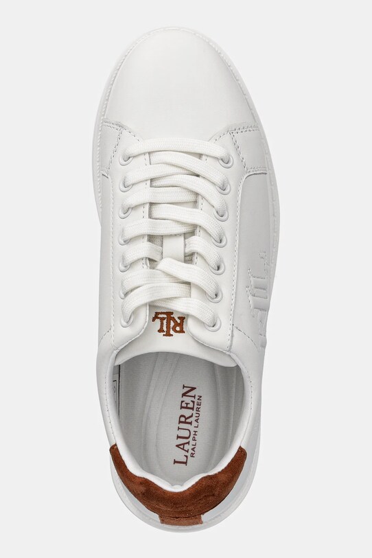 Lauren Ralph Lauren sneakersy skórzane Ainsley biały 802979188001.100