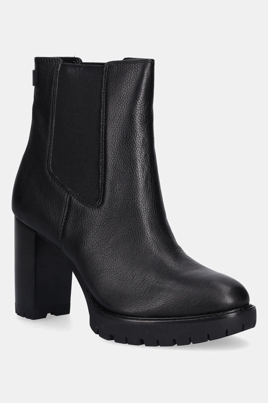 Δερμάτινες μπότες τσέλσι Lauren Ralph Lauren Layne χωρίς μόνωση μαύρο 802974391001.001