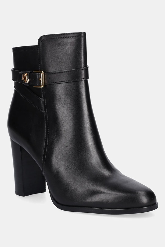 Lauren Ralph Lauren cizme de piele Brke Bt Hl 2 peste 8 cm negru 802974474001.001