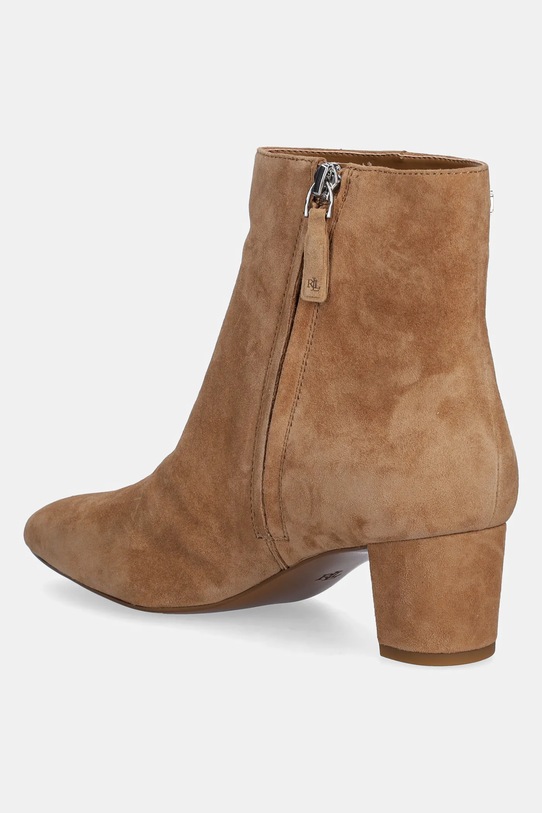 Obuwie Lauren Ralph Lauren botki zamszowe Demi 802974504001.260 beżowy
