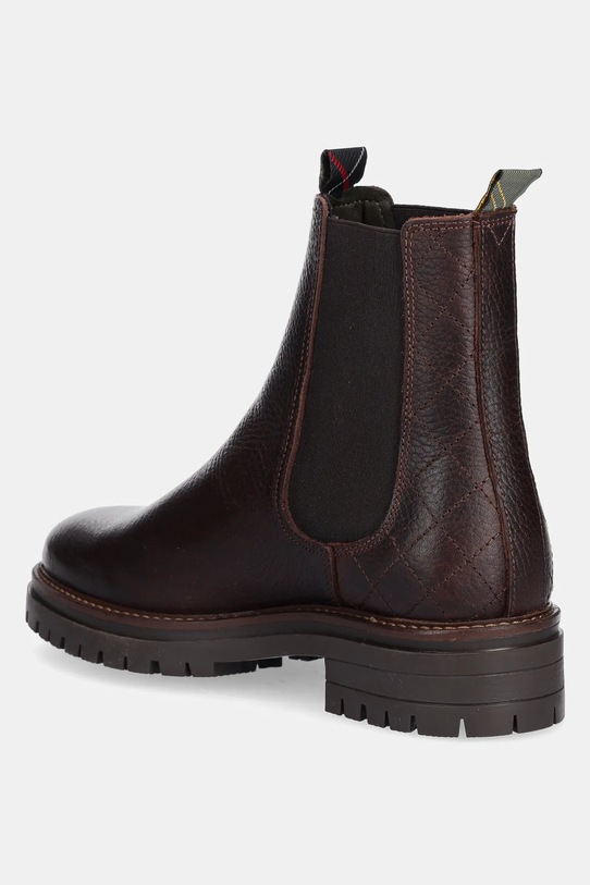 Încălțăminte Barbour ghete chelsea de piele Evie LFO0575BR96 maro