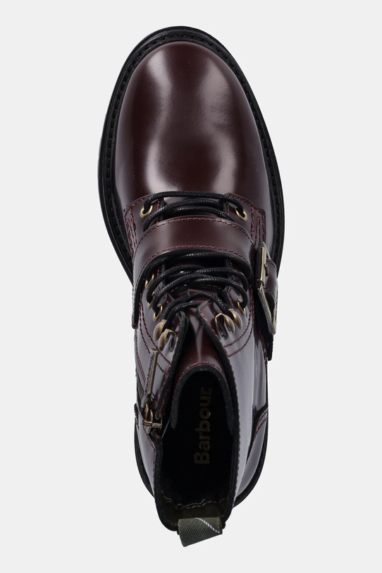 Barbour workery skórzane Ouseburne bordowy LFO0772RE91