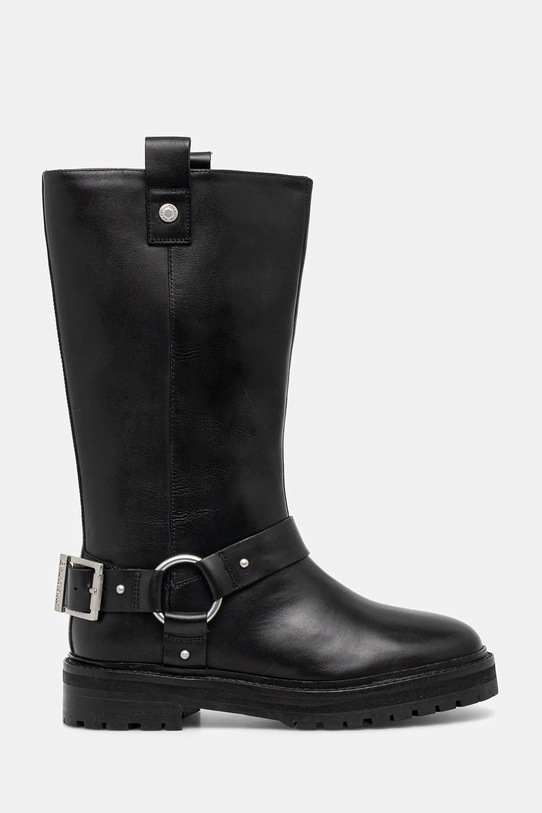 Kožené čižmy Barbour Freya usňová koža čierna LFO0779BK91