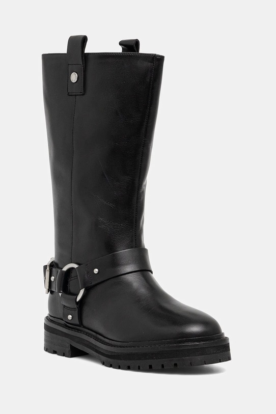 Kožené čižmy Barbour Freya LFO0779BK91 čierna AW25