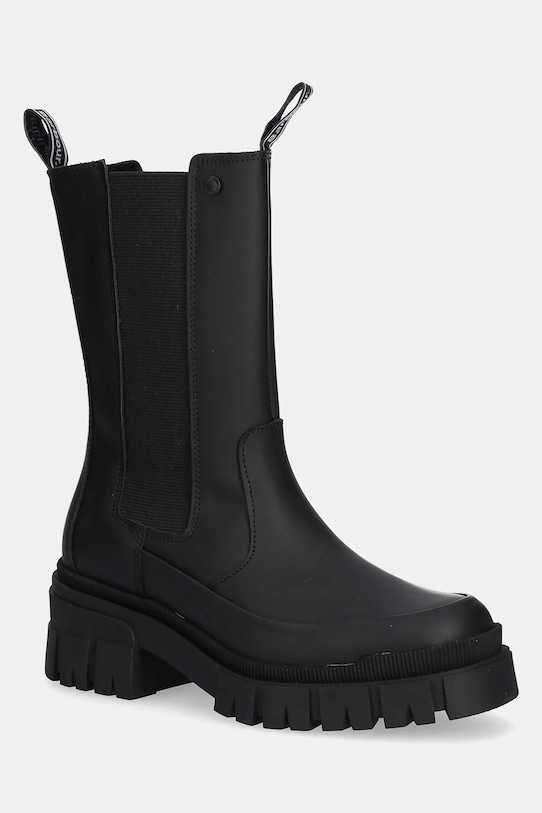 Usnjeni chelsea Barbour Sidneigh Zrnato usnje črna LFO0785BK31