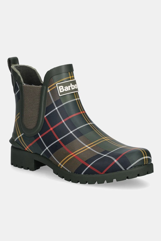 Gumijasti škornji Barbour Wilton zelena LRF0066TN11