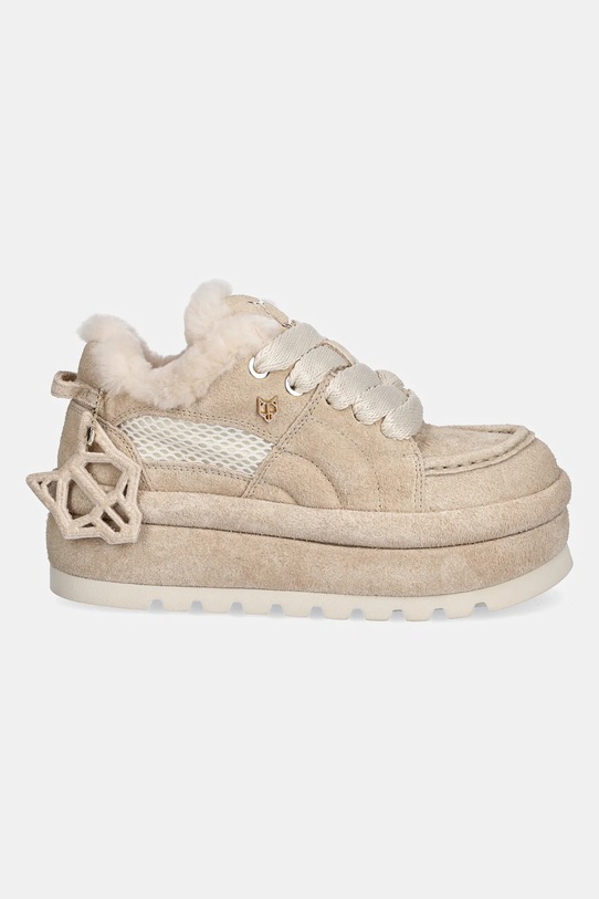 Naked Wolfe sneakersy zamszowe Beau Beau.Ice.Suede beżowy AW25
