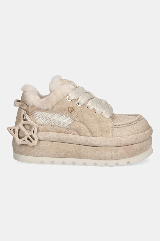 Naked Wolfe sneakersy zamszowe Beau Beau.Ice.Suede beżowy AW25