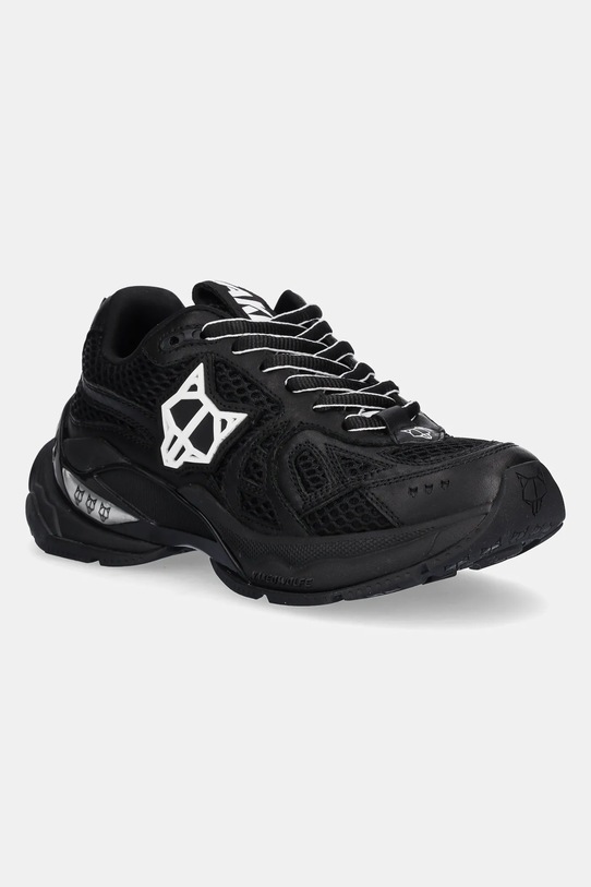 Naked Wolfe sneakersy Smash tekstylny czarny Smash.Double.Black