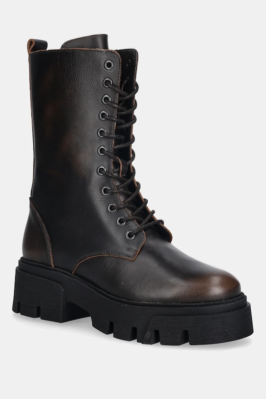 Bianco workery skórzane BIAMIA nieocieplane brązowy 11302217