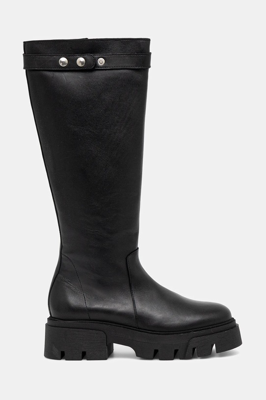 Kožené čižmy Bianco BIAMIA 11302218 čierna AW25