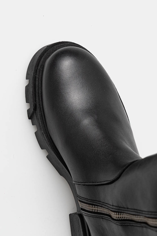 Kožené čižmy Bianco BIAMIA 11302218 čierna