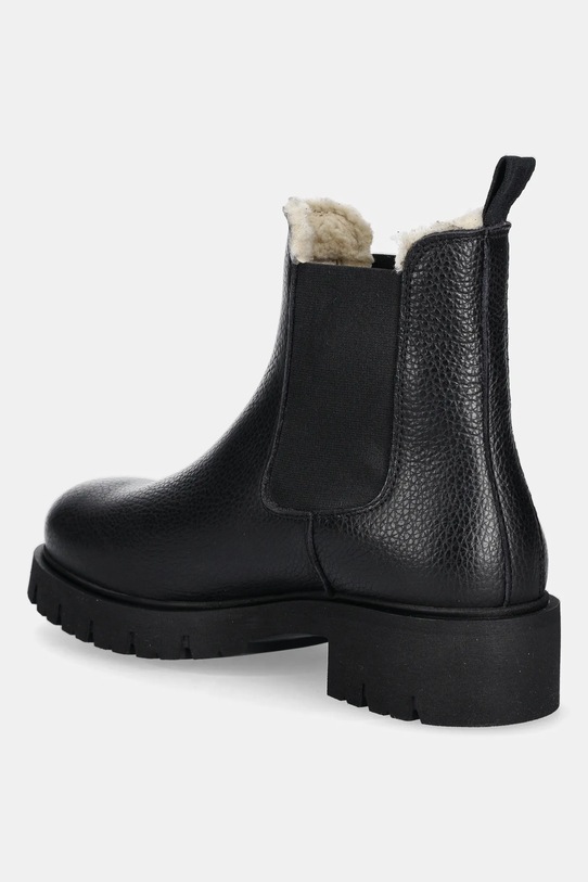 Obuwie Tommy Jeans sztyblety skórzane TJW CHELSEA BOOT WL EN0EN02826 czarny