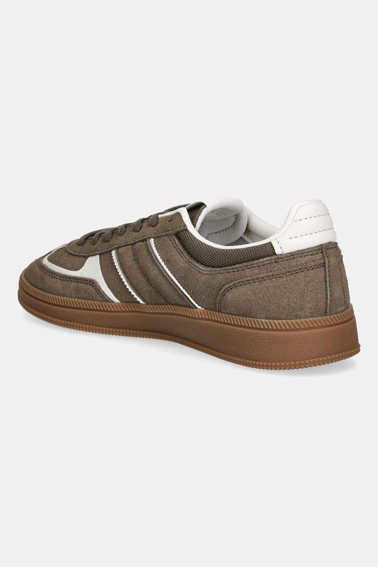 Încălțăminte Tommy Jeans sneakers din piele întoarsă THE GREENWICH EDGE EN0EN02838 verde