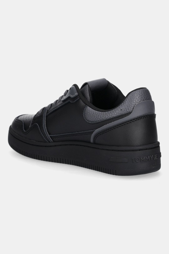 Obuwie Tommy Jeans sneakersy skórzane TJW RETRO BASKET SNEAKER EN0EN02839 czarny