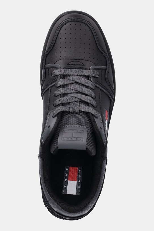 Tommy Jeans sneakersy skórzane TJW RETRO BASKET SNEAKER czarny EN0EN02839