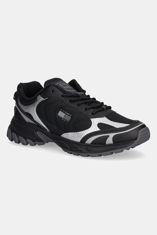 Αθλητικά Tommy Jeans TJW OUTDOOR RUNNER συνθετικό μαύρο EN0EN02859