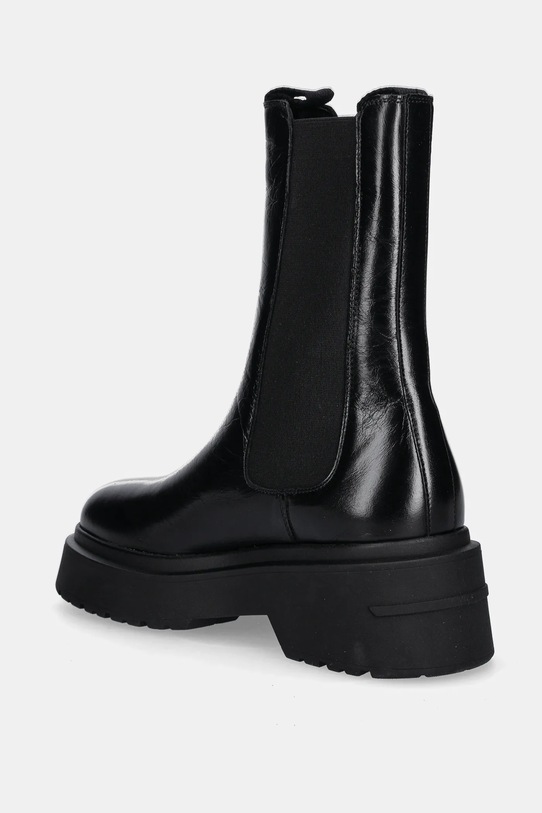 Obuwie Tommy Jeans botki skórzane CHUNKY SHINY LEATHER CHELSEA EN0EN02888 czarny