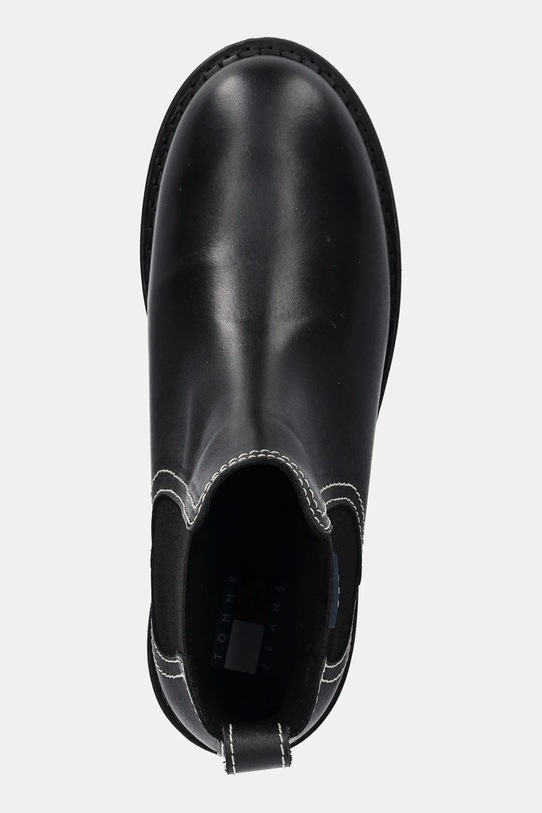 Кожаные полусапоги Tommy Jeans TJW URBAN CHELSEA BOOT чёрный EN0EN02908