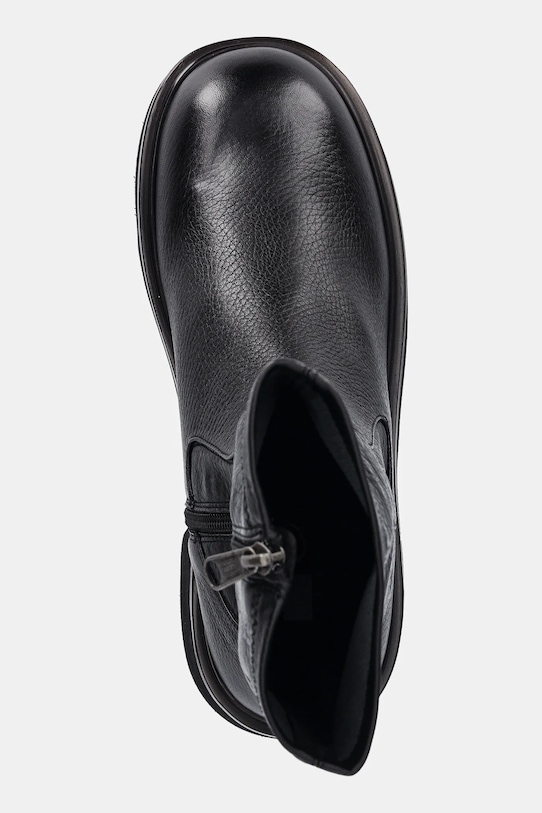 Tommy Jeans botki TJW STRETCHY MID BOOT czarny EN0EN02928