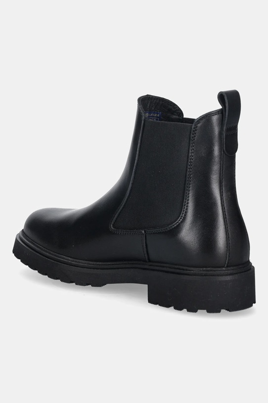 Încălțăminte Tommy Hilfiger ghete chelsea de piele LEATHER CLEATED CHELSEA FW0FW08766 negru
