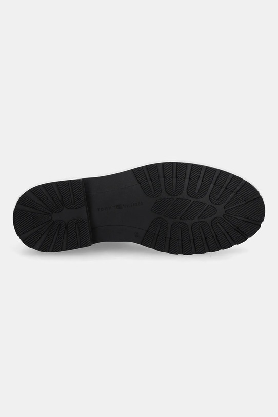 Tommy Hilfiger sztyblety nubukowe TH NUBUCK CLEATED CHELSEA FW0FW09041 granatowy