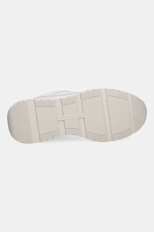 Tommy Hilfiger sneakersy skórzane CASUAL FASHION RUNNER LTR FW0FW08832 beżowy