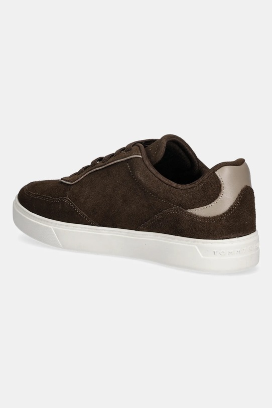 Взуття Шкіряні кросівки Tommy Hilfiger CASUAL SUEDE SNEAKER FW0FW09050 коричневий