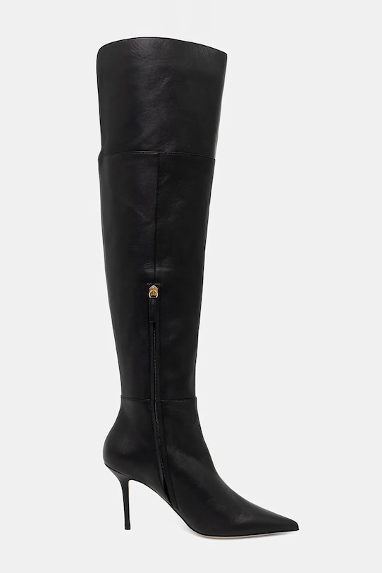 Kožené čižmy Elisabetta Franchi SA04L56E2.110 čierna AW25