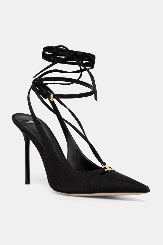 Elisabetta Franchi pantofi cu toc calcai expus negru SA62B56E2.110