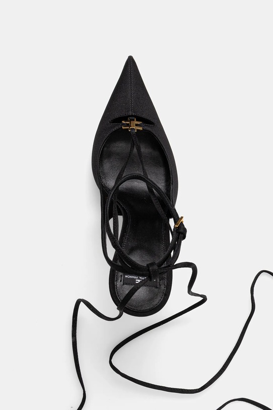 Elisabetta Franchi pantofi cu toc negru SA62B56E2.110