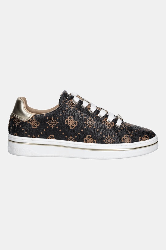 Guess sneakersy STASEY3 FLTSS3.FAL12.BLKBR brązowy AW25
