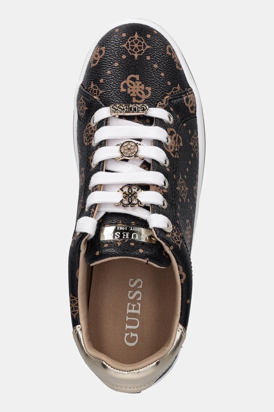Guess sneakersy STASEY3 brązowy FLTSS3.FAL12.BLKBR