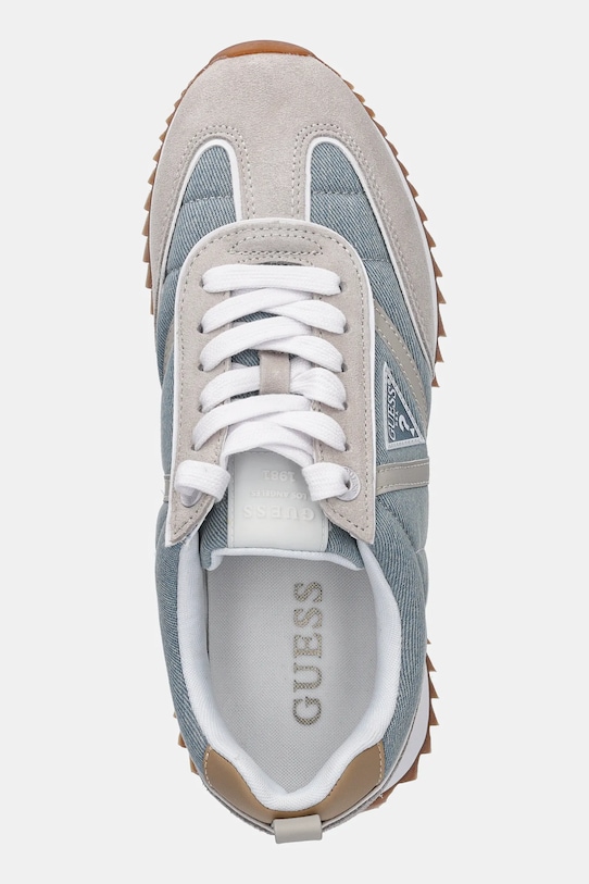 Guess sneakersy BAIL beżowy FLTBAI.DEN12.BLUE