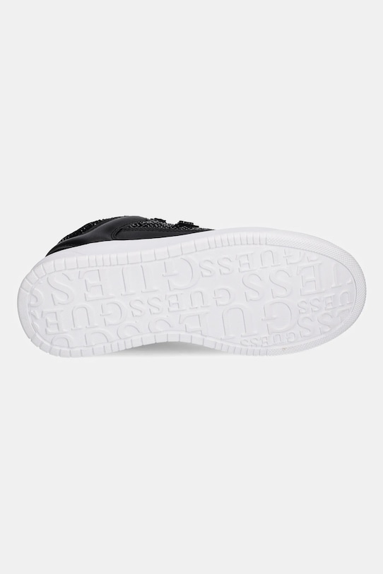 Guess sneakersy DELOVE2 FLTDL2.LEA12.BLACK czarny