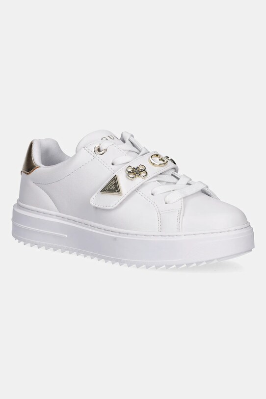 Αθλητικά Guess DRIFT φλατ λευκό FLTDRI.ELE12.WHITE