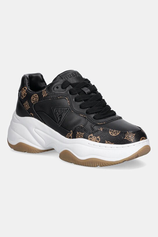 Guess sneakers HAPYY3 platformă negru FLTHPY.FAL12.BLKBR