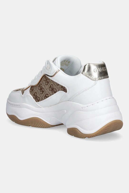 Încălțăminte Guess sneakers HAPYY4 FLTHP4.FAL12.BEIBR alb