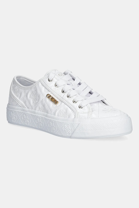 Ниски кецове Guess JLOVE равна бял FLTJLV.FAL12.WHITE