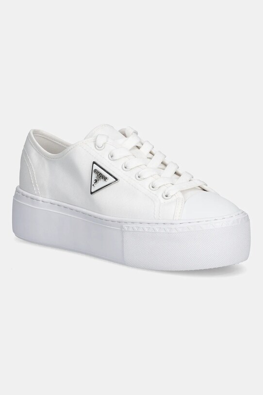 Guess tenisówki JOEZI2 syntetyczny biały FLTJO2.FAB12.WHITE